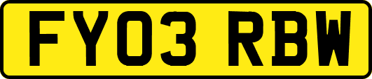 FY03RBW