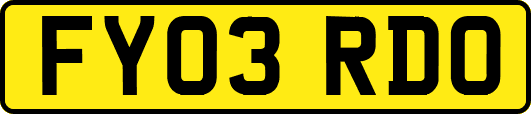 FY03RDO