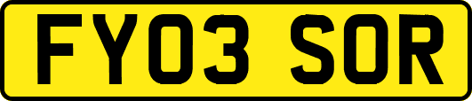 FY03SOR