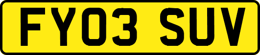 FY03SUV