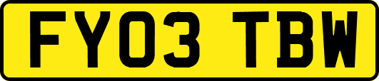 FY03TBW