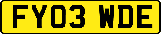 FY03WDE