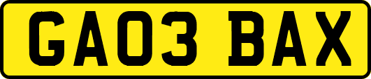 GA03BAX