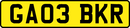 GA03BKR