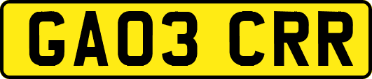 GA03CRR