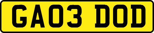 GA03DOD