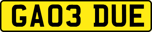 GA03DUE