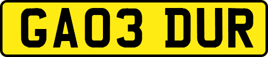 GA03DUR
