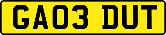 GA03DUT
