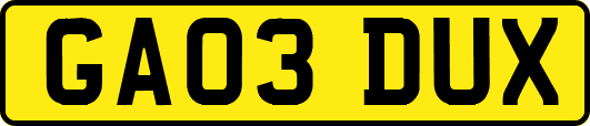 GA03DUX