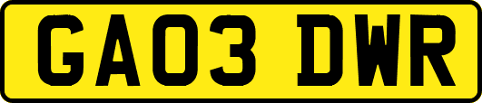 GA03DWR