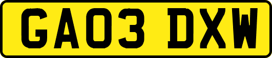 GA03DXW