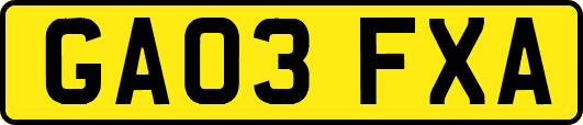 GA03FXA