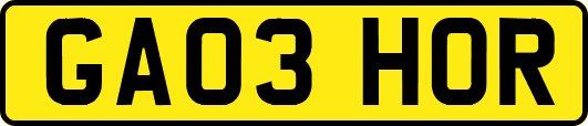 GA03HOR