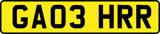 GA03HRR