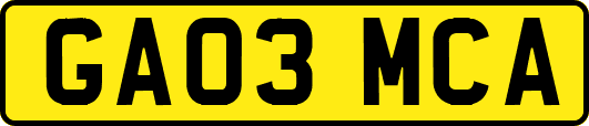 GA03MCA