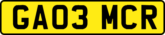 GA03MCR