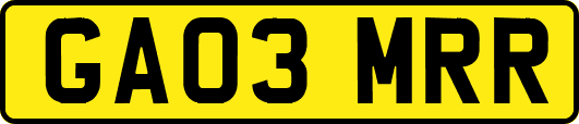 GA03MRR
