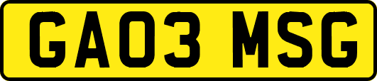 GA03MSG