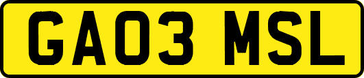 GA03MSL