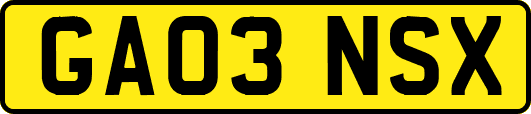 GA03NSX