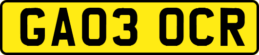 GA03OCR