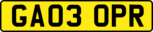 GA03OPR