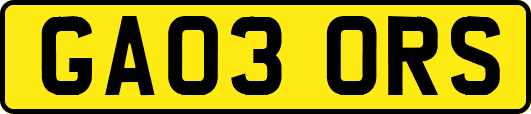 GA03ORS