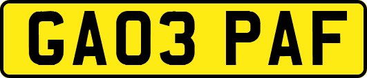 GA03PAF