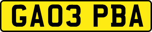GA03PBA