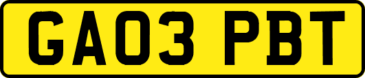 GA03PBT