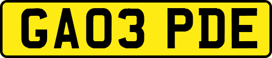 GA03PDE