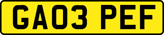 GA03PEF
