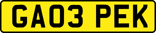 GA03PEK