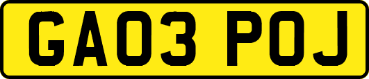 GA03POJ