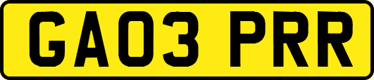 GA03PRR
