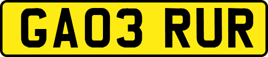GA03RUR