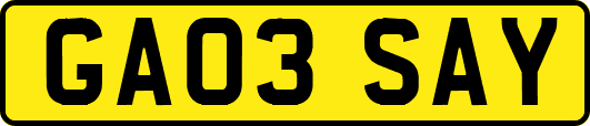 GA03SAY