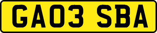 GA03SBA