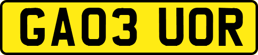 GA03UOR