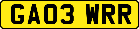 GA03WRR