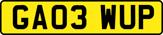 GA03WUP