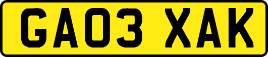 GA03XAK