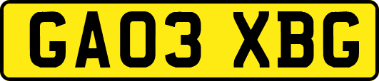 GA03XBG