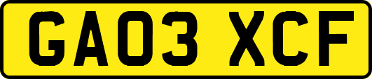 GA03XCF