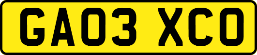 GA03XCO