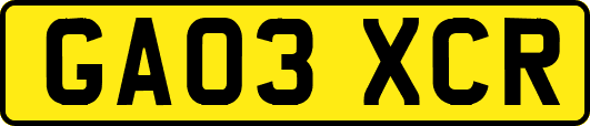 GA03XCR