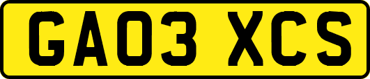 GA03XCS