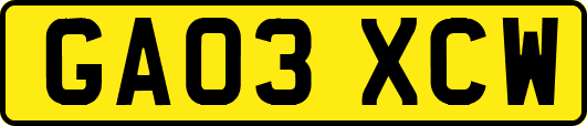 GA03XCW