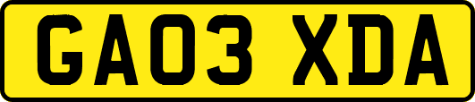 GA03XDA